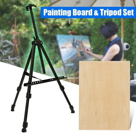 Folding Painting Easel / Painting Board Artist Telescopic Field Studio Tripod Display