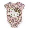 thumbnail image 2 of Hello Kitty Baby Bodysuit Boy Girl Clothes Soft Newborn Infant Outfit Short Sleeve Romper, 2 of 8