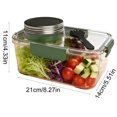 thumbnail image 3 of Meal Prep Container Set With Leak-Proof Lid Plastic Removable Dressing Cup For Salads And Lunch, 3 of 7