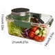 thumbnail image 3 of Juego De Recipientes Para Ensalada Con Tapa De Seguridad, Recipiente De Plstico Extrable Para Aderezo, Lonchera Para Preparar Comidas, Plstico Sin Bpa, 20 Cm, Tapa De Seguridad, UKHBMC, 3 of 7