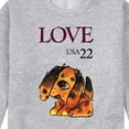 thumbnail image 3 of USPS - Love Puppy - Men's Crew Neck Fleece Pullover, 3 of 5