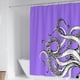 thumbnail image 1 of Bewildely Cortina de ducha de poliéster de fácil cuidado para decoración de experiencia, cortina de ducha para baño, fácil de instalar Juegos de accesorios de baño YL490-8, 1 of 6