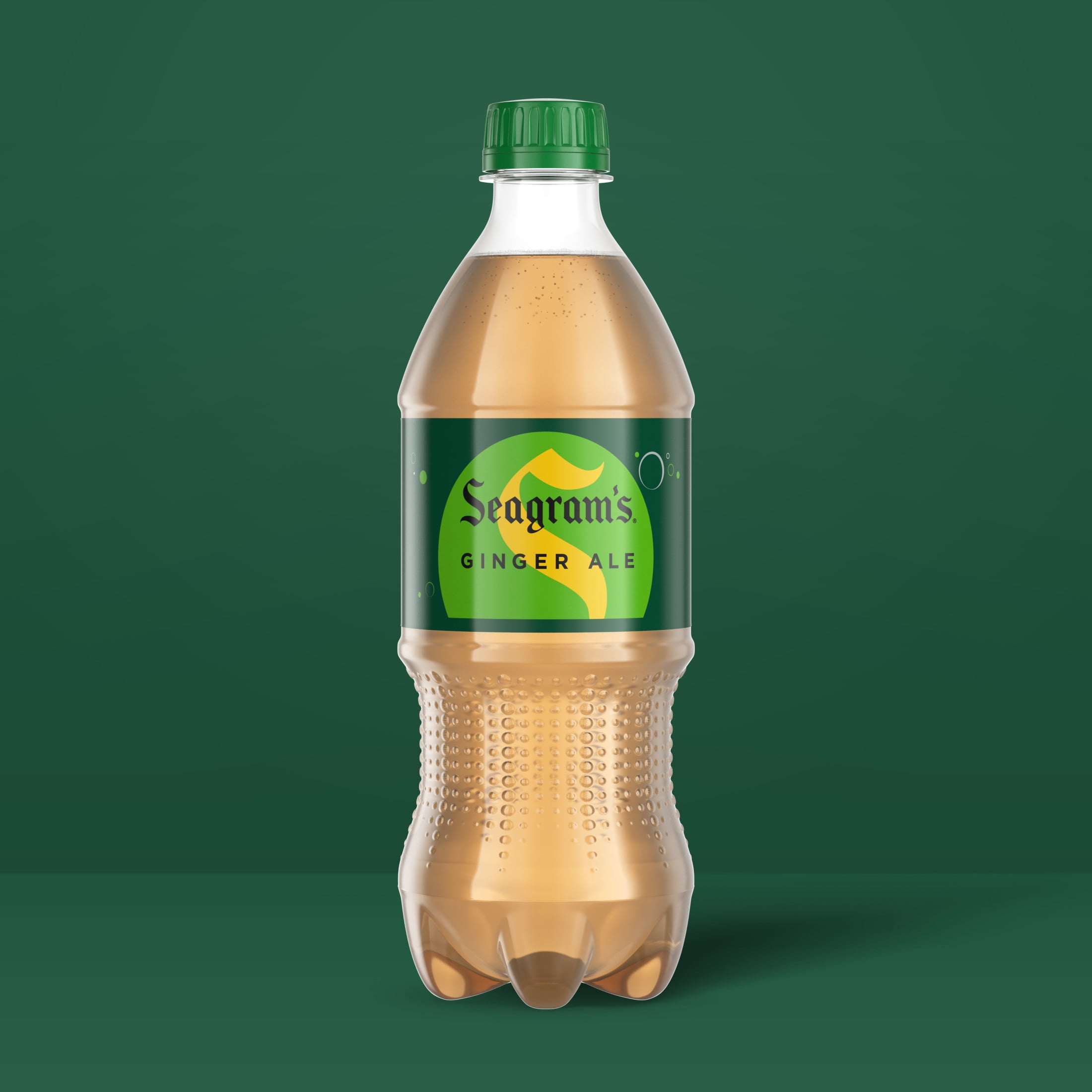 Seagram's Ginger Ale Soda Pop Bottle, 20 fl oz