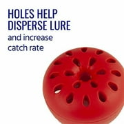 TERRO Apple-Shaped Indoor Fruit Fly Traps with Lure, Red, 2 Traps
