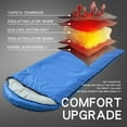 thumbnail image 2 of 3 Seasons Sleeping Bags for Adults, Portable, Waterproof, Lightweight,with Storage Sack for Outdoor & Indoor, Hiking, Camping, Warm & Cold Weather Sleeping Bag for kids 10-12, Girls, Boys Mens, 2 of 8