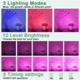 thumbnail image 6 of Grow Lights for Indoor Plants, Four Head LED Grow Light with Full Spectrum & Red White Spectrum for Indoor Plant Growing Lamp, Adjustable Gooseneck, Suitable for Plant, 6 of 8