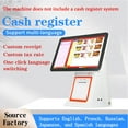 thumbnail image 3 of POS Cash Register, All in One Smart Touch Screen Cash Register POS with 15.6" Touch Screen, 2-Core CPU, 4GB RAM, 128GB SSD, 58MM Thermal Printer, Adjustable Angle for Retail, Restaurant, 3 of 8