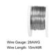 thumbnail image 2 of Alambre de resistencia calefactora de 0.3 mm 28AWG, hilos de resistencia de nicromo para elementos calefactores de 15 metros, 2 of 4