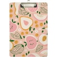 thumbnail image 2 of 12.5"x9" Graffiti Fruit Clipboards, Standard A4 Letter Size Nursing Clipboard with Low Profile Metal Clip Decorative Clip Board for Office Supplies,Gold, 2 of 7
