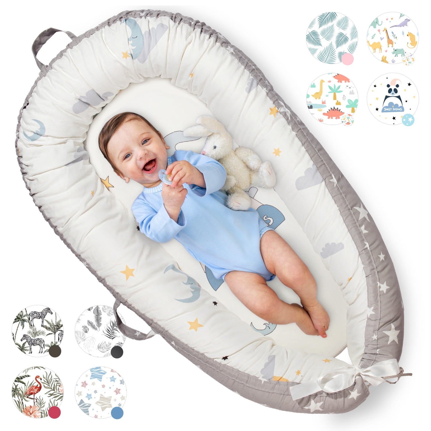 Baby Lounger Pillow Newborn Lounger for 012 Months, Breathable