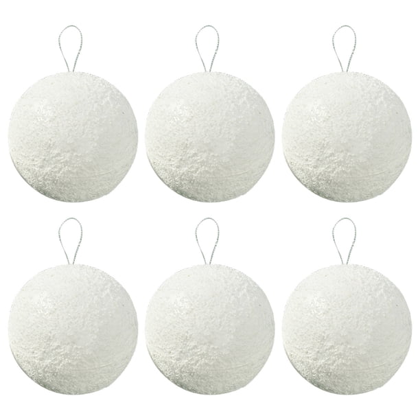 6Pcs Christmas Balls Baubles Party Xmas Tree Decorations Hanging Ornament Decor4/6/8cm