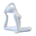 thumbnail image 4 of Estatua de cerámica, figurita pequeña, adorno moderno de colección, figurita para meditación. Estiramiento de un solo brazo, 4 of 9