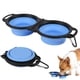 thumbnail image 1 of Comedero portátil de viaje para mascotas Alcmfivl con cuencos plegables para perros, 1 of 7