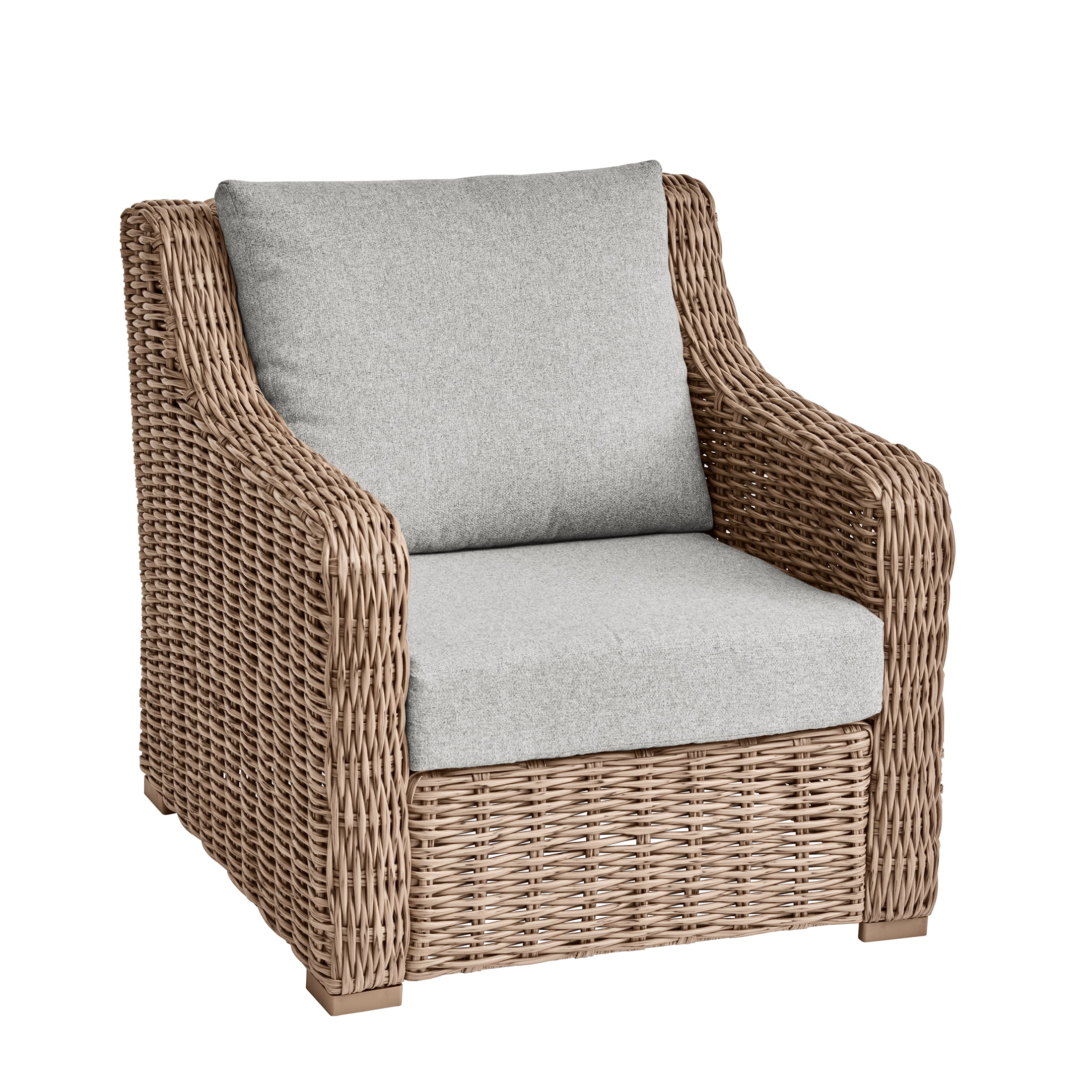 Better Homes & Gardens 24"x 24" Premium Gray Outdoor 2 Piece Deep-Seat Cushion