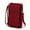 Red, variant on MKF Collection by Mia K MKF-PU7791CH Caddy Phone Wallet Crossbody Bag, Chocolate
