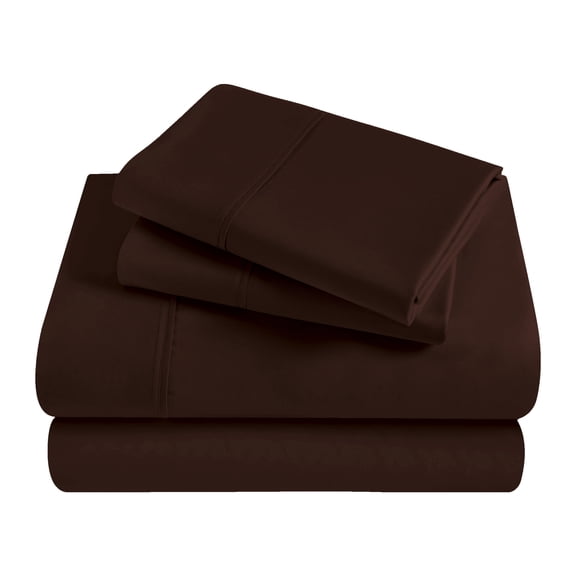 Superior Egyptian Cotton 300 Thread Count Deep Pocket Sheet Set, California King, Mocha