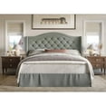 thumbnail image 4 of Eleanor Tufted Upholstered Platform Bed Denim Blue - King, 4 of 5