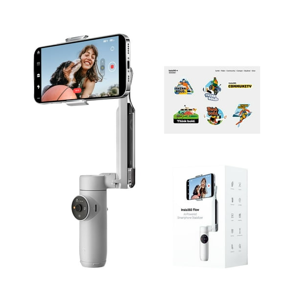 Estabilizador de cardán Insta360 Flow alimentado por IA para teléfonos inteligentes