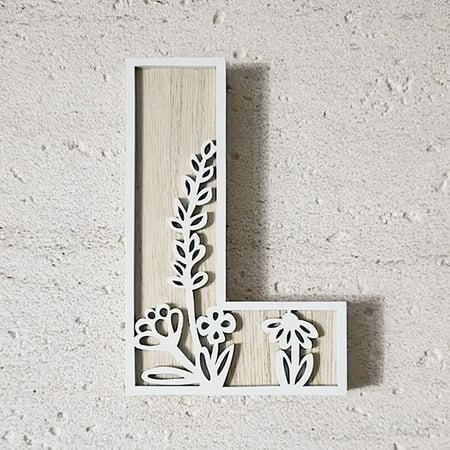 5 Inch 26 Letter For Wall Decoration Flowers Can Be Painted On Wood Children's Room Letters Wooden Letters For Crafts Name Signs Wedding Home Decoration Elegant Christmas Decorations Christmas