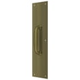 thumbnail image 3 of Deltana PPH55U5 Push Plate with Handle 3-1/2" x 15 " - Handle 5 1/2"; Antique Brass Finish, 3 of 3