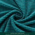 thumbnail image 4 of CHUN YI Stretch Checks Spandex Fabric Sofa Cover Non Slip Cushions Slipcover Medium, Teal, 4 of 5