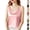 Pink, variant on POIUYTR Women Summer Chiffon Cami Tops Casual V Neck Spaghetti Strap Sleeveless Tshirts Loose Fit Camisole