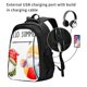 thumbnail image 2 of Easygdp Summer Gnome Mochila para Laptop de Viaje con Puerto USB, Mochila para Laptop con Puerto de Carga USB para Mujeres y Hombres, 2 of 7