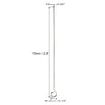 thumbnail image 2 of 304 Stainless Steel Jewelry Eye Pins 50Pcs 70mm 22 Gauge Silver Open Eye Pins Jewelry Making DIY Craft Earrings, 2 of 5