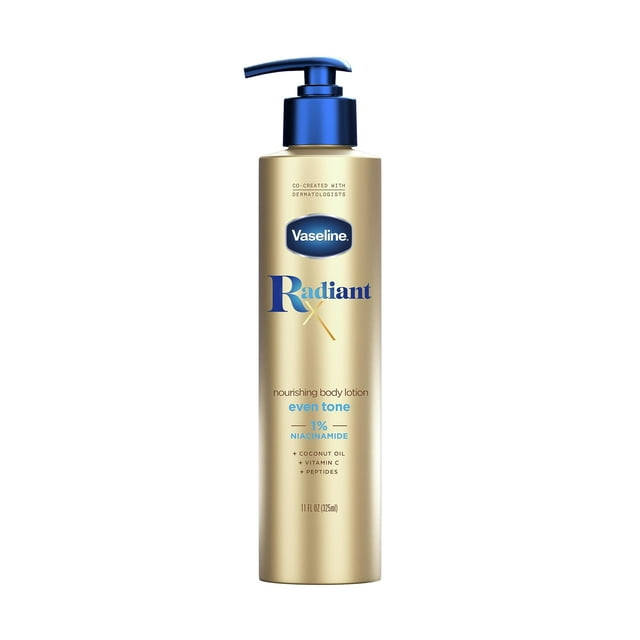 Loción corporal Vaseline Radiant X Even Tone 325 ml con niacinamida