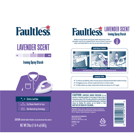 Faultless® Lavender Starch 20 oz. Can
