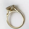 thumbnail image 5 of 2Ct Lab Created Diamond Asscher Cut Art Deco Style Engagement Ring 14K Yellow Gold Plated, 5 of 5