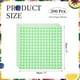 thumbnail image 2 of Uxcell 200 Pcs Hojas de Papel encerado para Alimentos, 7 x 7 Pulgadas Hojas de Papel de Envoltura a Prueba de Grasa, Forros de Cesta de Alimentos a Cuadros para Sándwiches, Hamburguesas y Pan, Verde, 2 of 7