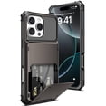 thumbnail image 1 of Funda tipo cartera COOYA para iPhone 16 Pro Max de 6.9 pulgadas, color bronce, 1 of 7