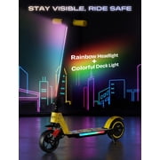 Aigo HappyRoll Kids Electric Scooter E3，Dual, Solid tires，toddler electric scooter，easy roller scooter
