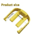 thumbnail image 3 of C-Shape Water Hose Clamp Ring for Car Washing, Durable Plastic Connector in Yellow and Gray, Quick-Release Buckle Replacement Accessory, 3 of 5