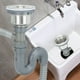 thumbnail image 1 of Desagüe de lavabo de Acero inoxidable ANGGREK para baño doméstico, 1 of 8