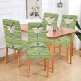 thumbnail image 2 of Yayeee 2 Pack Dining Chair Covers Stretch Parson Chairs Slipcovers Seat Protector, Green Martini Glass, 2 of 6