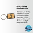 thumbnail image 2 of Cobra Snake Cute Metal Rectangle Keychain, 2 of 7