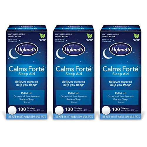 Natural Sleep Aid Pills, Calms Forte by Hyland's, Insomnia and Stress