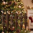 thumbnail image 5 of 6 Pcs Velvet Christmas Tree Ornaments,Flocked Conical Christmas Tree Hanging Ornament,Ribbed Textures Pendant for Xmas Tree and Window Decor, 5 of 7