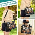 thumbnail image 5 of Cats Astronauts Cave Planet Cooler Bag Lunch Bag Soft Cooler Cooling Tote Insulated Lunch Box for Adult Men Women, 5 of 6