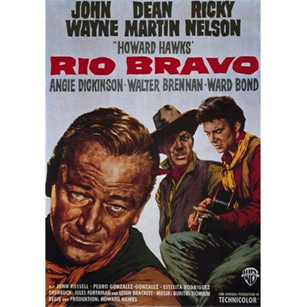 Posterazzi Mov1554 Rio Bravo Movie Poster 11 X 17 In Walmart Com