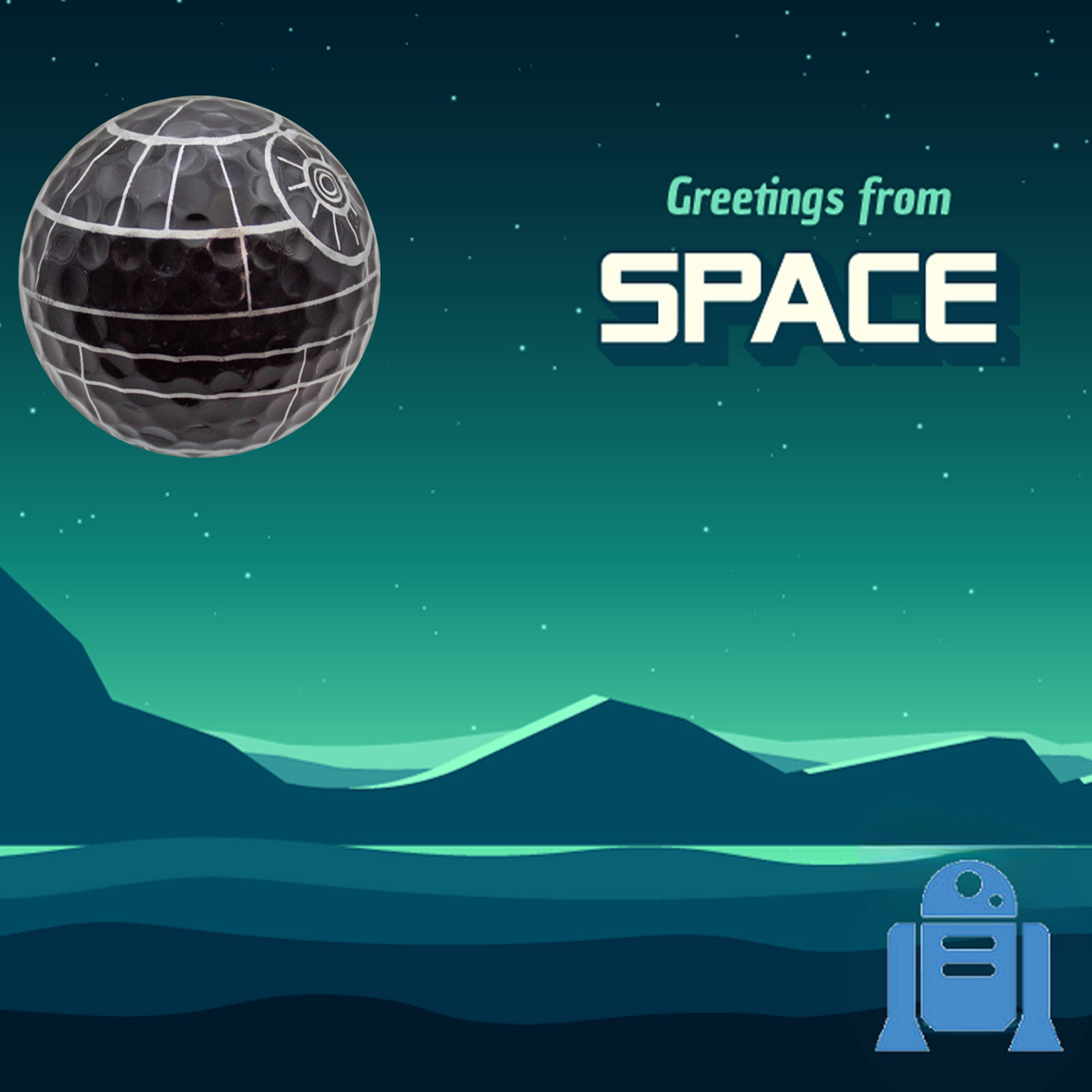 Death Star Golf Balls, 12 Count by GBM GOLF