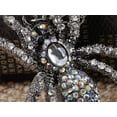 thumbnail image 4 of Synthetic Black Crystal Rhinestones Tarantula Spider Insect Bug Pendant Necklace, 4 of 5
