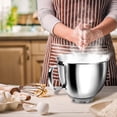 thumbnail image 5 of Uscover 5QT Stainless Steel Mixer Bowl with Handle for KitchenAid 4.5/5QT Tilt-Head Stand Mixer, Dishwasher Safe, 5 of 13