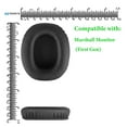 thumbnail image 6 of Geekria QuickFit Replacement Ear Pads for Marshall Monitor (First Gen) Headphones, Ear Cushions (Black), 6 of 6