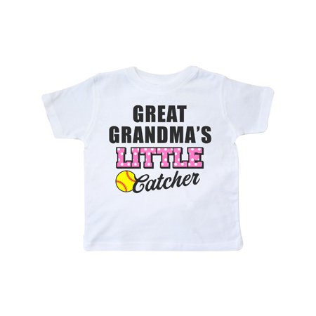 Great Grandma's Little Catcher Softball Toddler (Best Softball Catcher Ever)