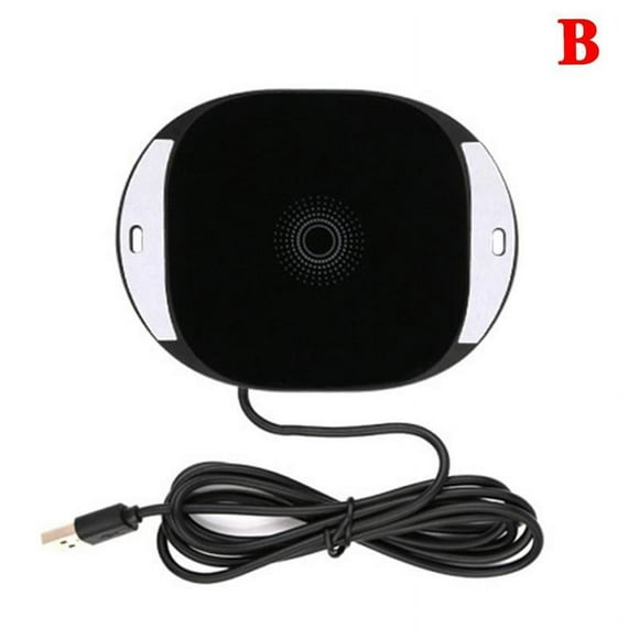 Invisible Wireless Charger Desktop Mount for Cell Phones, Long Distance Charging Pad, 5-25mm Under Table Furniture Fast Charger, 10W Universal Qi-Enabled Device Charging Station