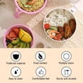thumbnail image 6 of Microwave Ramen Bowl with Strainer,Happon 40oz Ramen Noodles Bowl Set, Microwave Ramen Bowl with Chopsticks, Spoon and Fork, Portable Ramen Cooker for Noodles, Soup, and Salad, 6 of 7