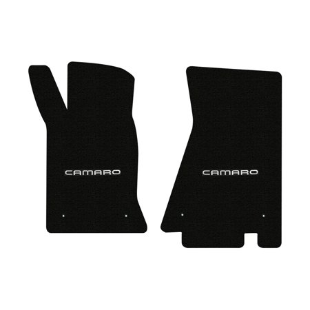 Lloyd Mats Heavy Duty Carpeted Floor Mats for Chevrolet Camaro/ Z28 / Iroc-Z 1982-1992 LogoMat 2Pc Set Black